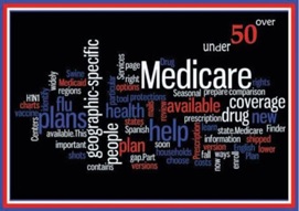 Image of Medicare in a group of words for retirment